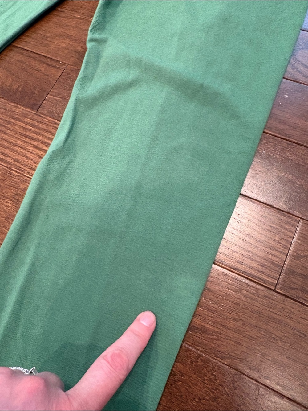 PINK Victoria's Secret High Waist Leggings NWT Size Large Green - Picture 15 of 15